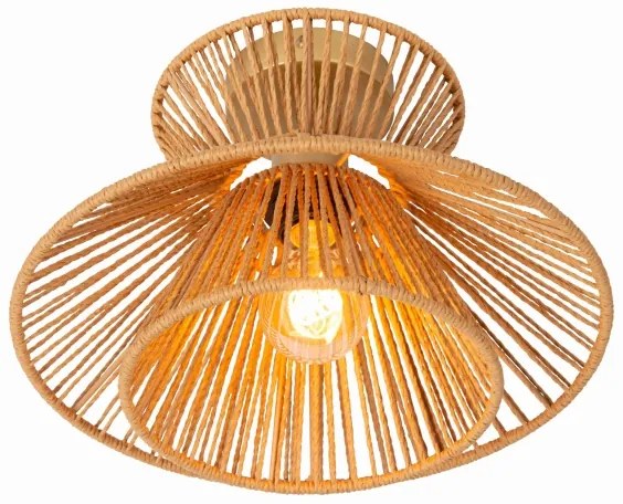 Lucide 10120/32/72 - Mennyezeti lámpa TASMAN 1xE27/60W/230V bézs