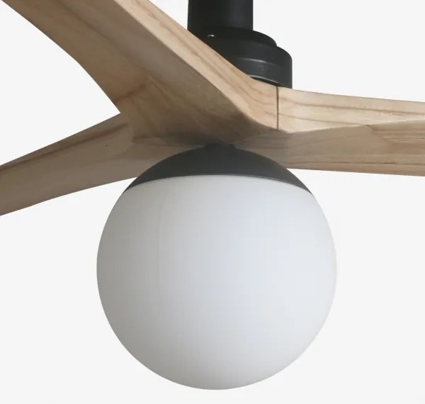 FARO 34284WT-11L-Str. vent. KLIM S 1xE27/15W/230V fenyő/fekete átm.92,5cm WT+DO