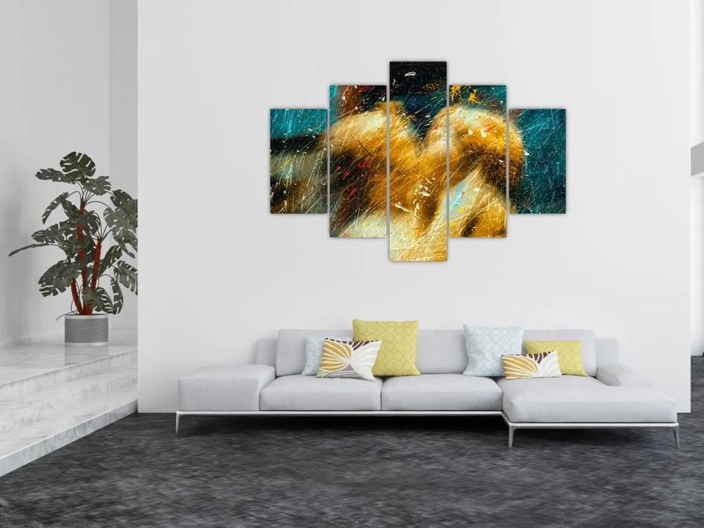 Kép - Csókolózó angyalok (150x105 cm)