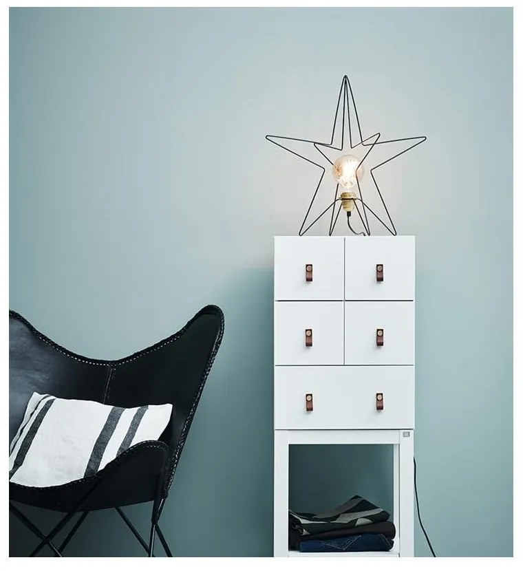 Fekete karácsonyi fénydekoráció Asterix – Markslöjd