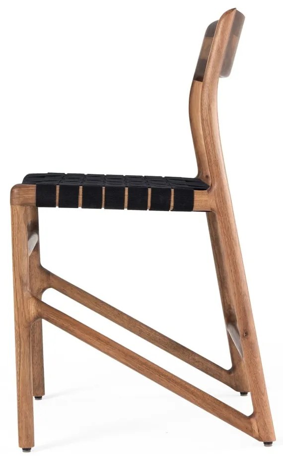 Fekete-barna étkezőszék Fawn – Gazzda