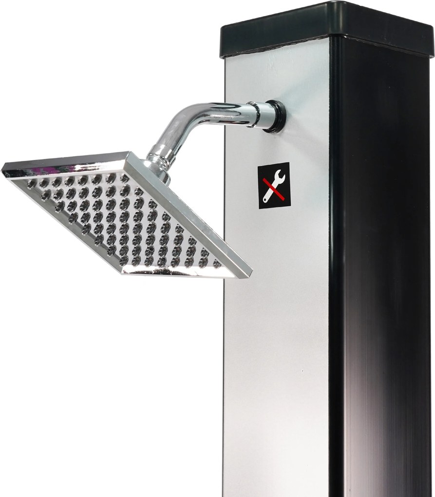 Furnigo Solárzuhany Square 40 L - ezüst