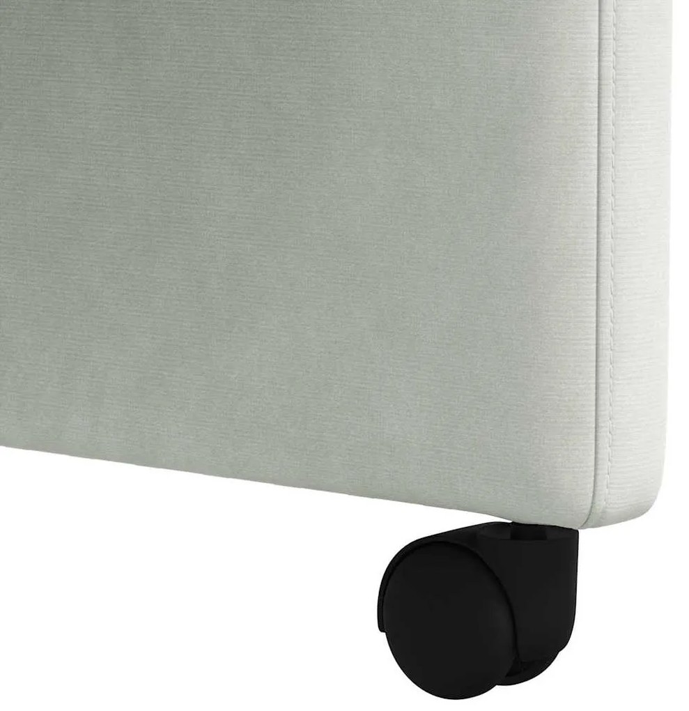 Kerekes Étkező Székek 2 pcs Világosszürke 58 x 65 x 98 cm