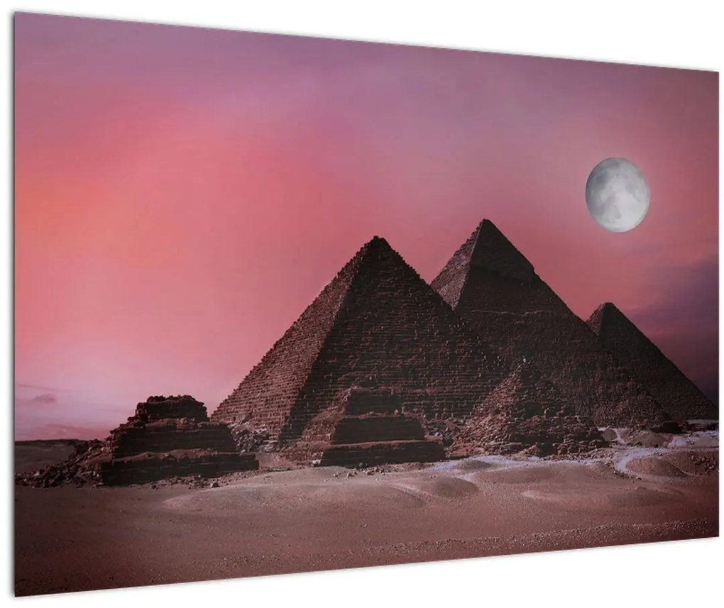 Kép - Piramisok giza, Egyiptom (90x60 cm)