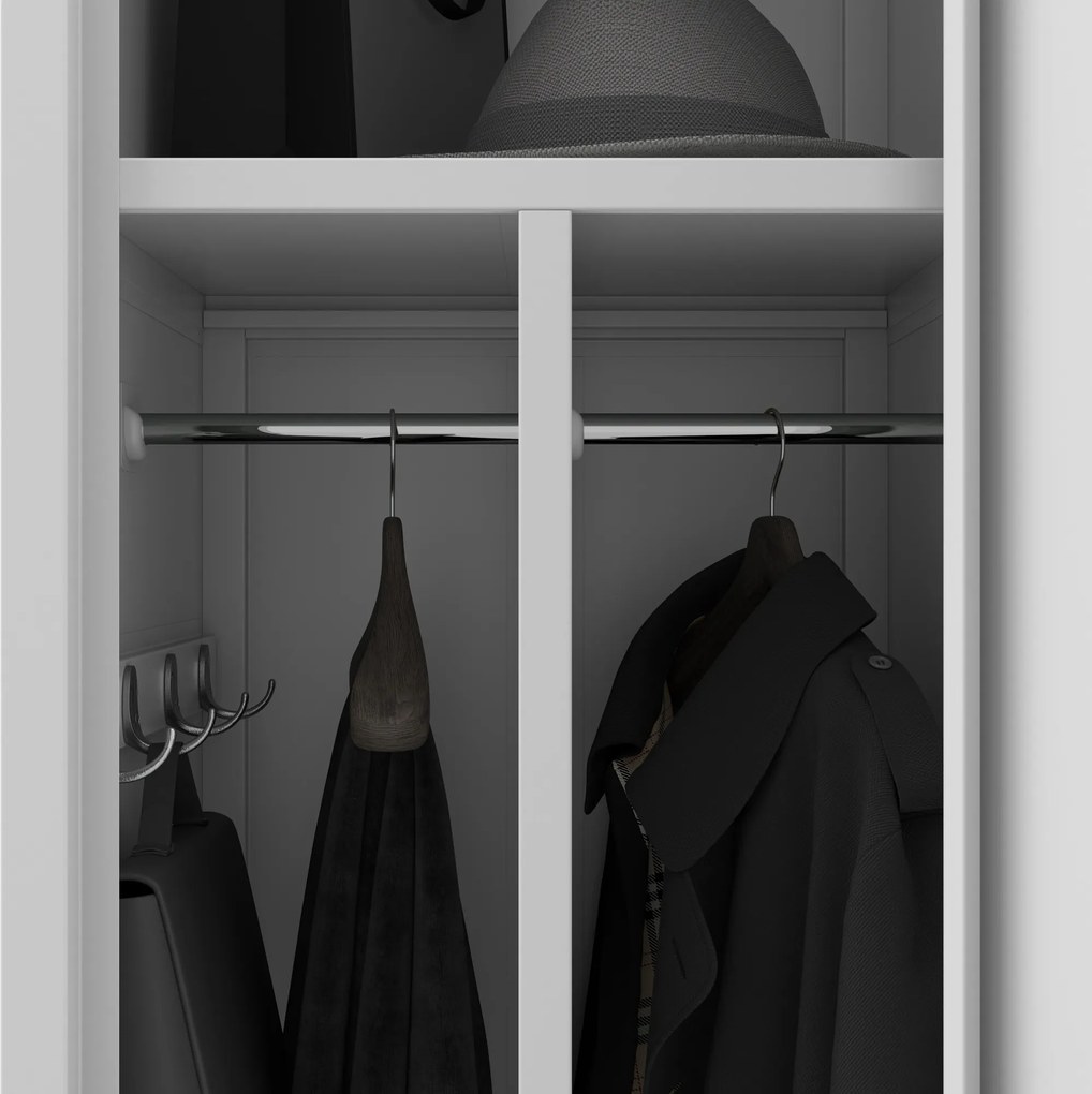 Fém BHP munkaszekrény szürke: KACPER 1 Plus