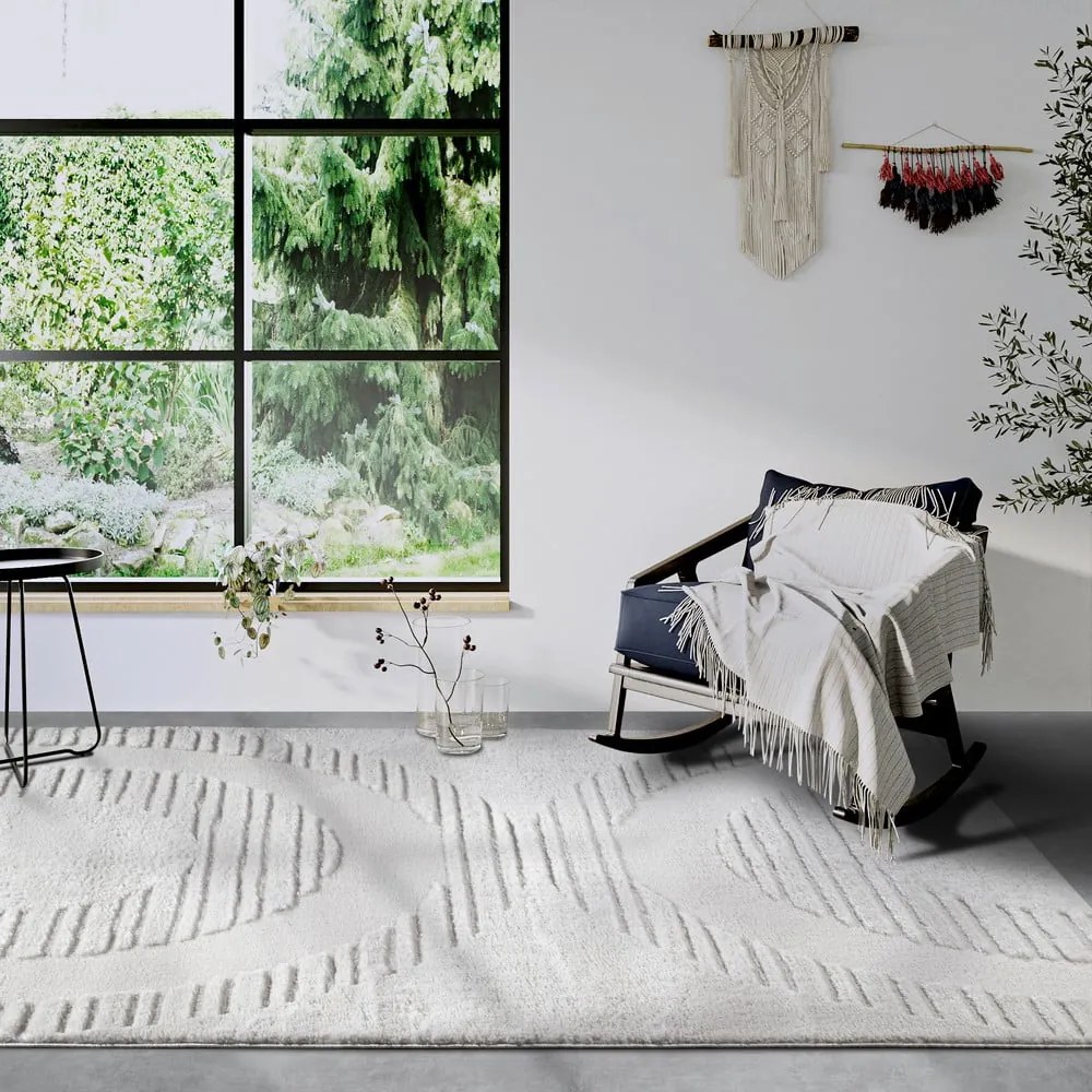 Krémszínű szőnyeg 160x235 cm Bartoux Cream White – Elle Decoration