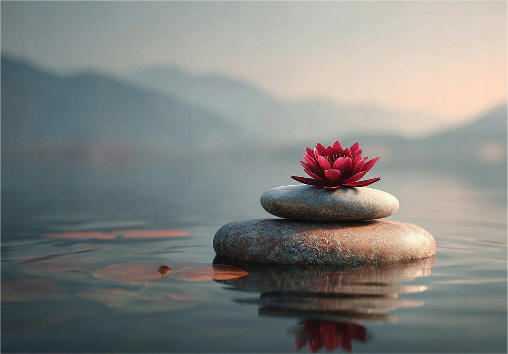 Fotótapéta Virágok Kövek Spa Hálószoba Nappali Tapéta Flizelina 150x105