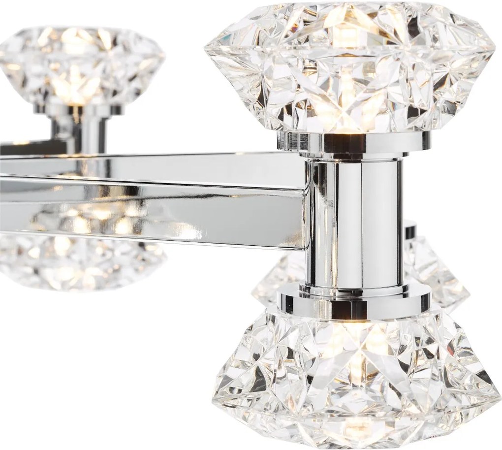 Dar Lighting glamour modern csillár tiana csiszolt króm dartia1650