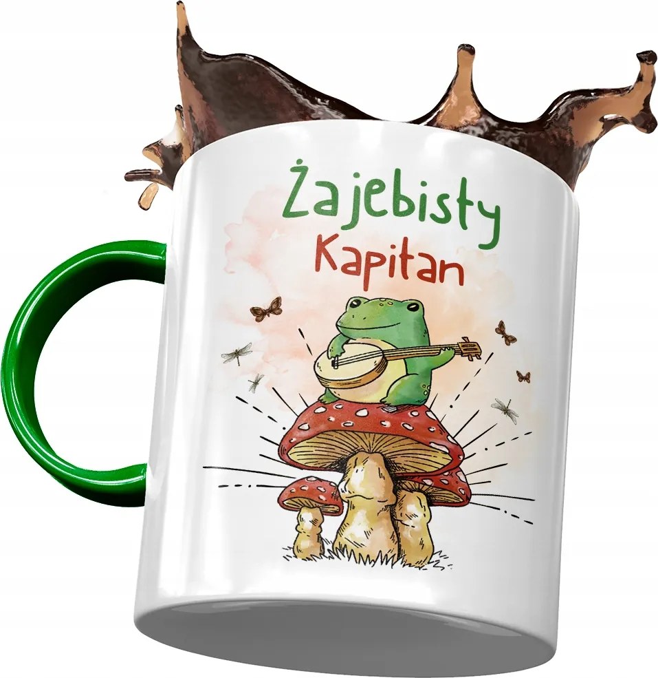 Zöld Bögre Kapitánynak Békás Kapitány Nyomtatott Fotóval