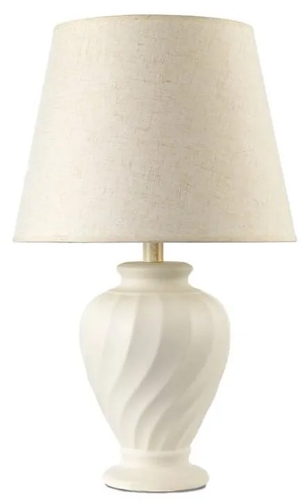 ONLI - Asztali lámpa VORTICE 1xE27/22W/230V 64 cm krémes