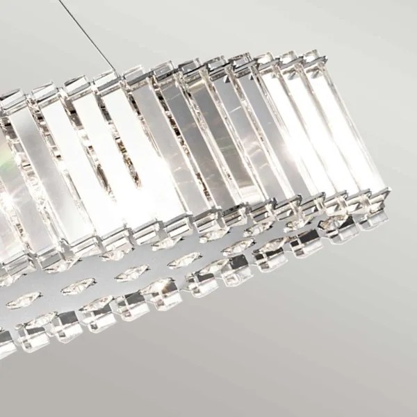 Kichler KL-CRYSTAL-SKYE-ISLE-LED Fürdőszobai csillár CRYSTAL SKYE 8xG9/3W/230V IP44