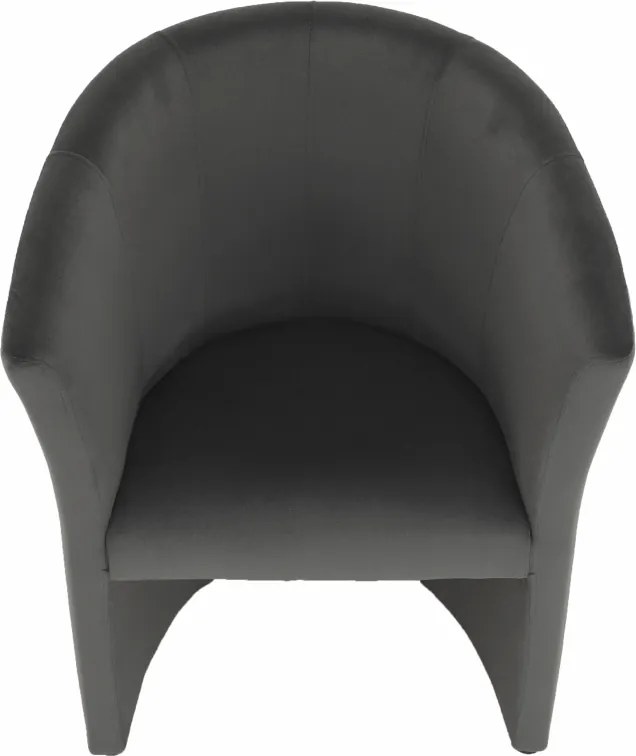 Klub fotel, szürke anyag, CUBA