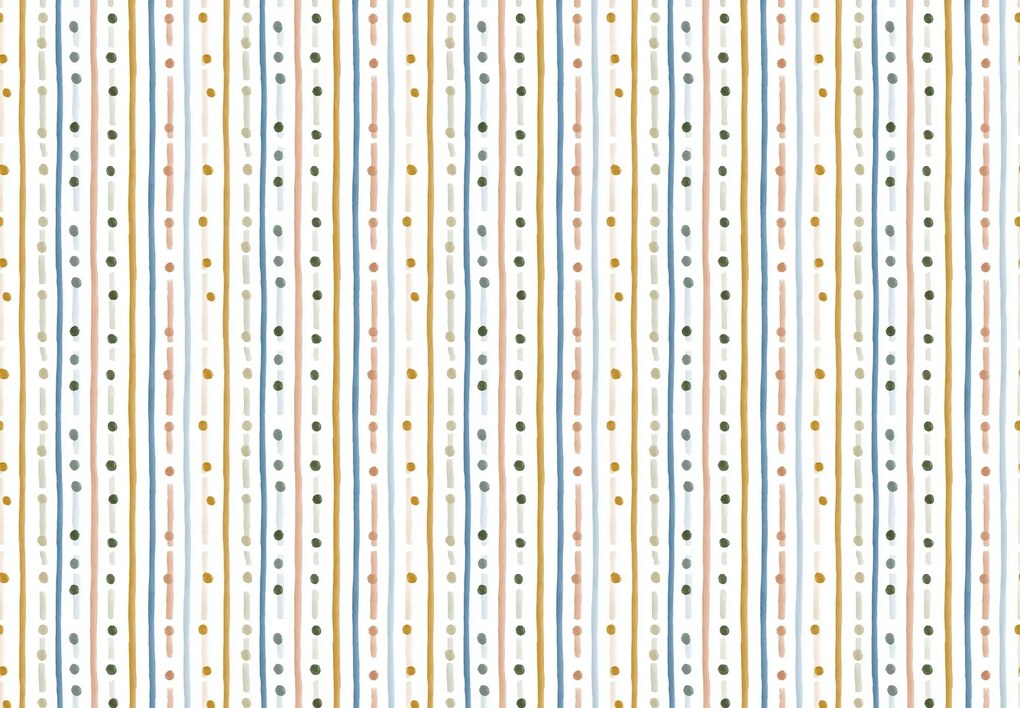 Fotótapéta - Vonalak és pöttyök (147x102 cm)