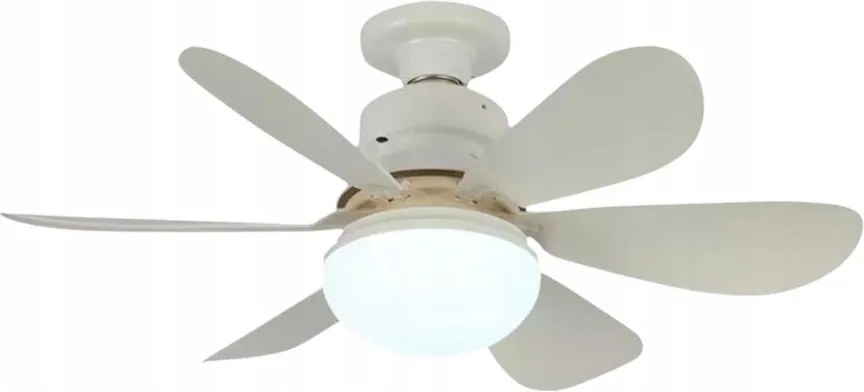 Mennyezeti ventilátor Izzó Led lámpa 2 az 1-ben52cm 40W E27 Állítható Távirányító