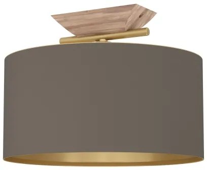 Eglo 390335 - Mennyezeti lámpa SANTANDRIA 1xE27/40W/230V barna/arany