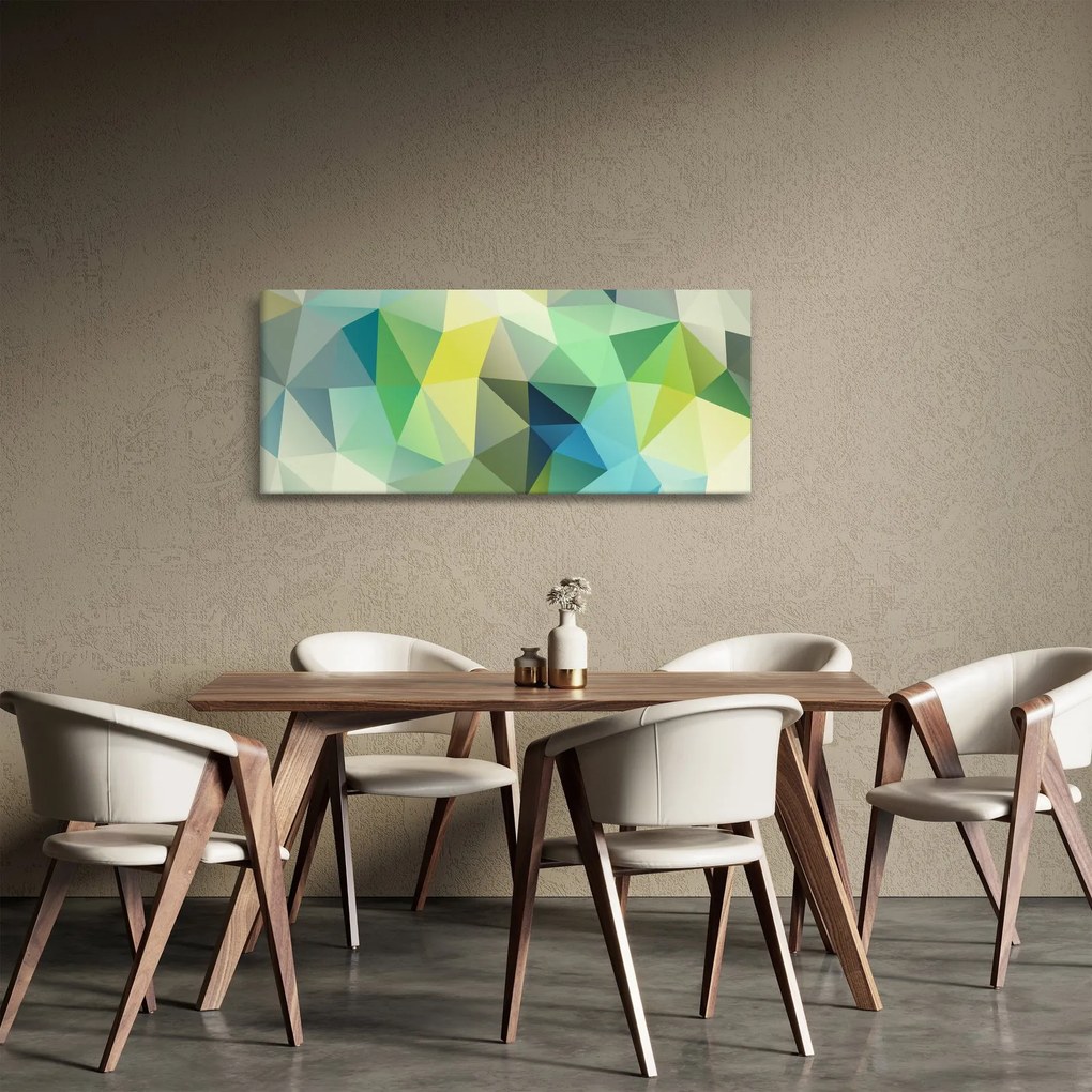 A geometriai absztrakció képe (120x50 cm)