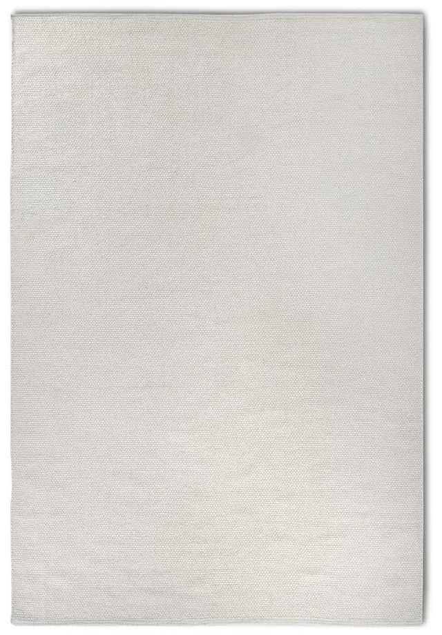 Krémszínű kézi szövésű gyapjúkeverék szőnyeg 80x150 cm Pradesh Natural White – Elle Decoration