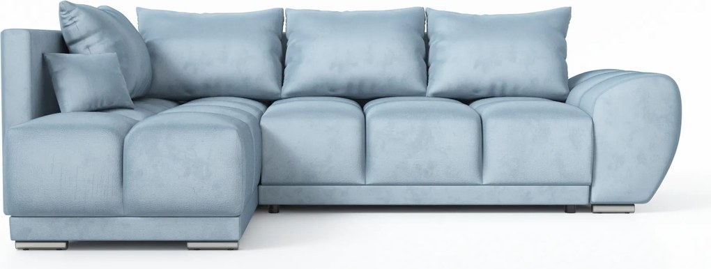 Kék Sarok Összecsukható Alvás Funkció Forrest Bal Oldali Rugós Tároló