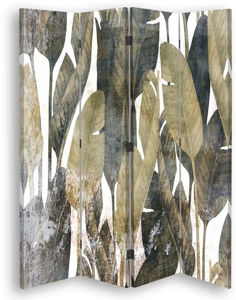 Gario Paraván Retro banán levelek Méret: 145 x 170 cm, Kivitelezés: Klasszikus paraván