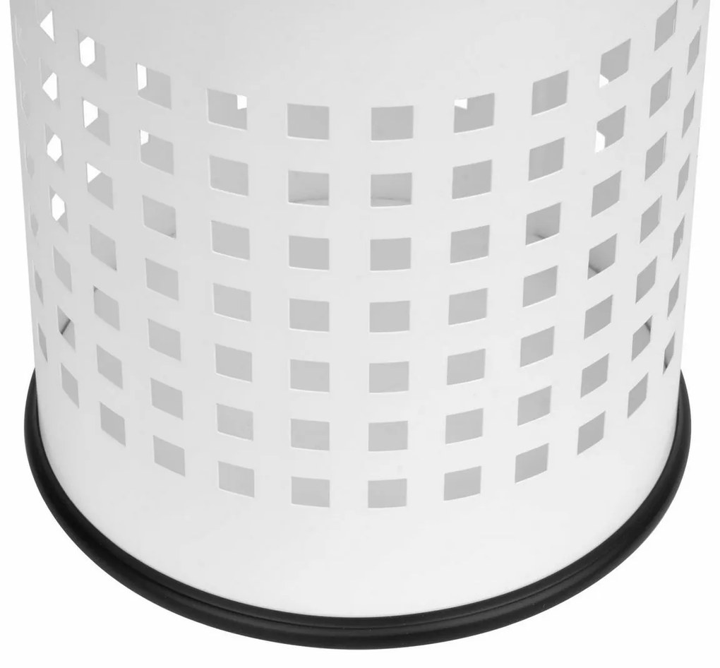 Alda Officer perforált szemetes 7 l, fehér, 7 l
