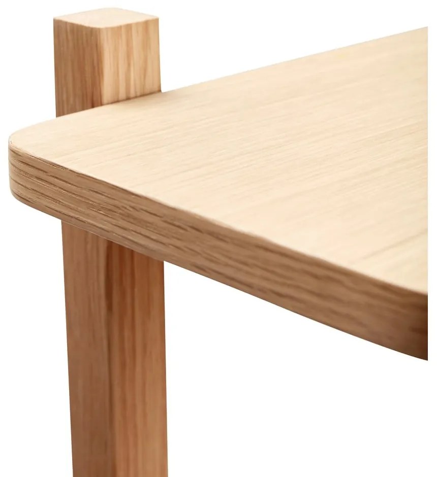 Natúr színű tölgyfa polcos állvány 150x150 cm Mason – Hübsch