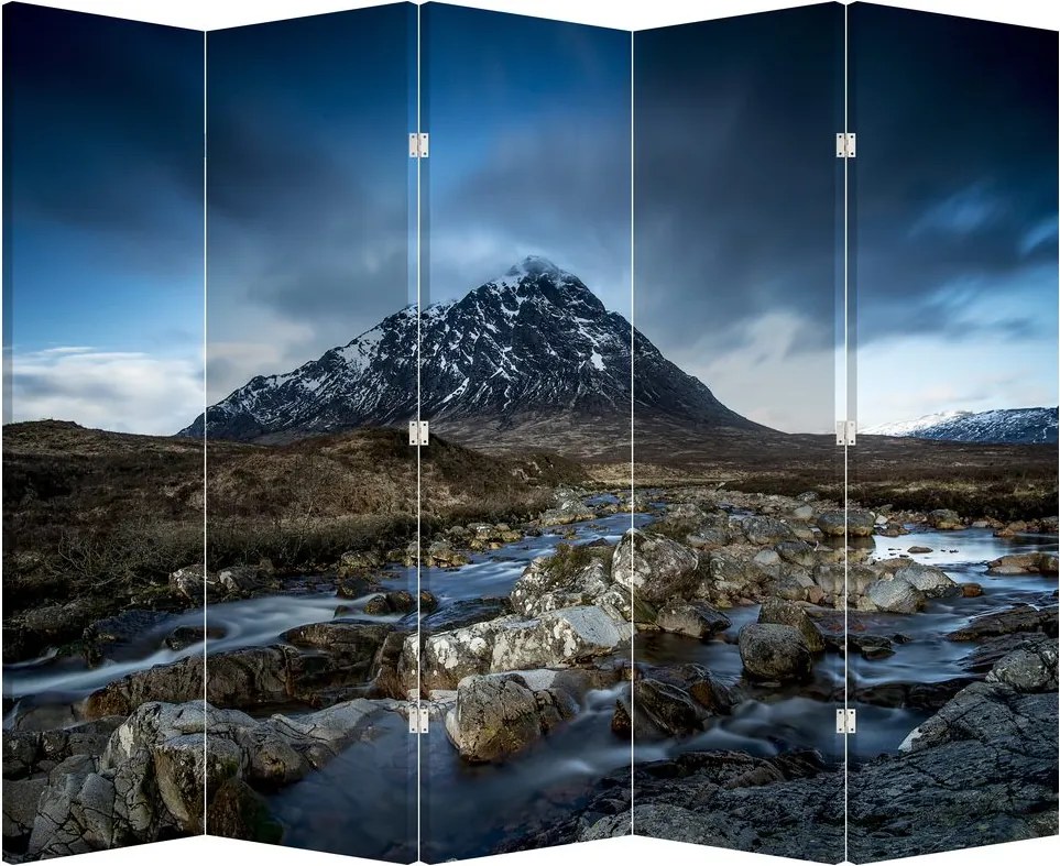 Paraván - Hegy és a folyó (210x170 cm)
