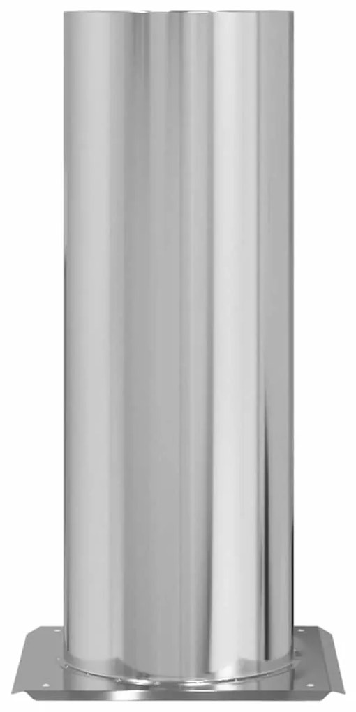 Kémény fej kiterjesztés Ezüst 29 x 29 x 50 cm Rozsdamentes acél