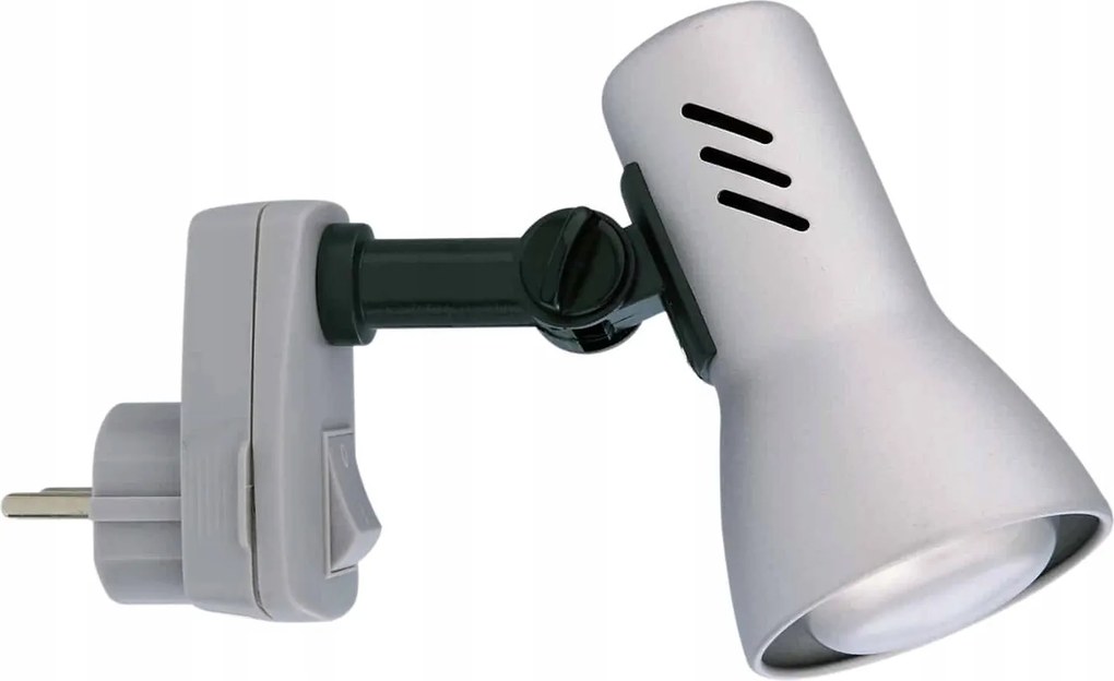 Briloner foglalatú lámpa titán E14, forgatható, 10,5 cm, max. 25W