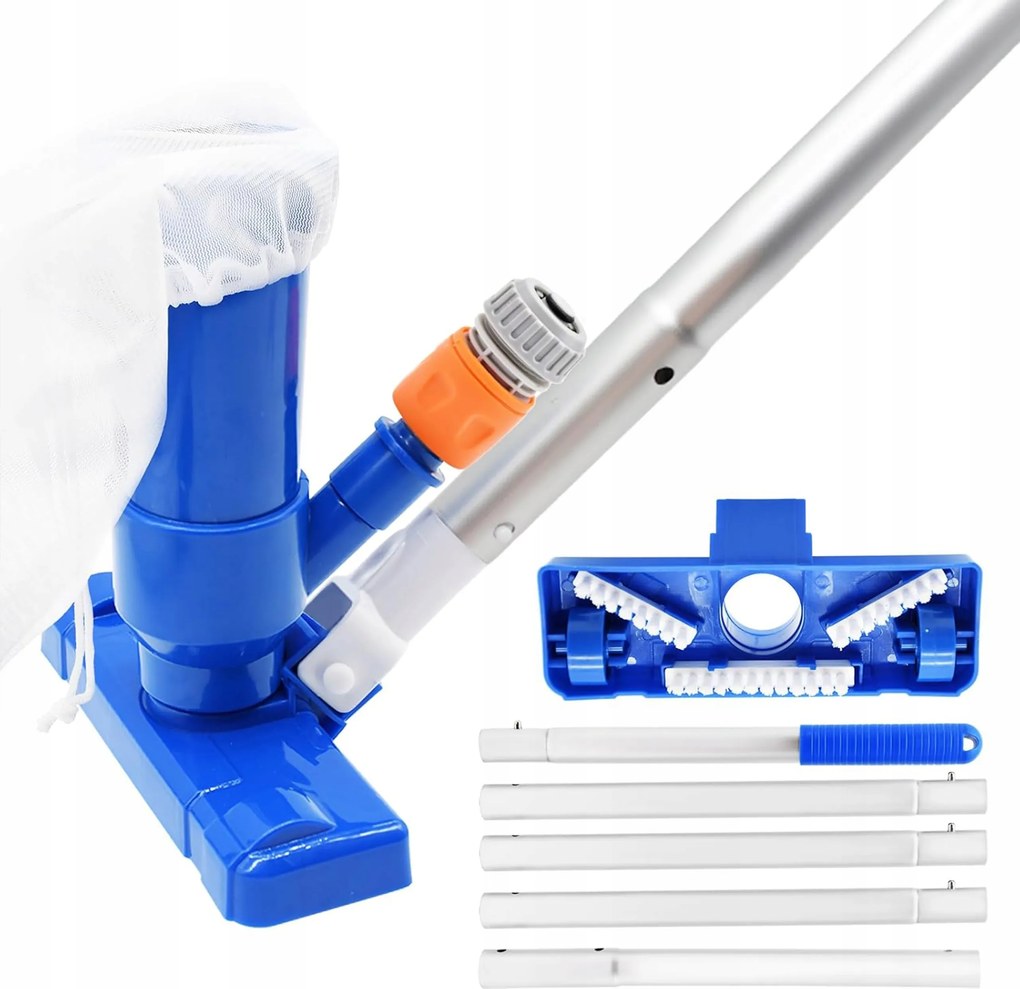 Medence porszívó Mensen szett teleszkópos bottal