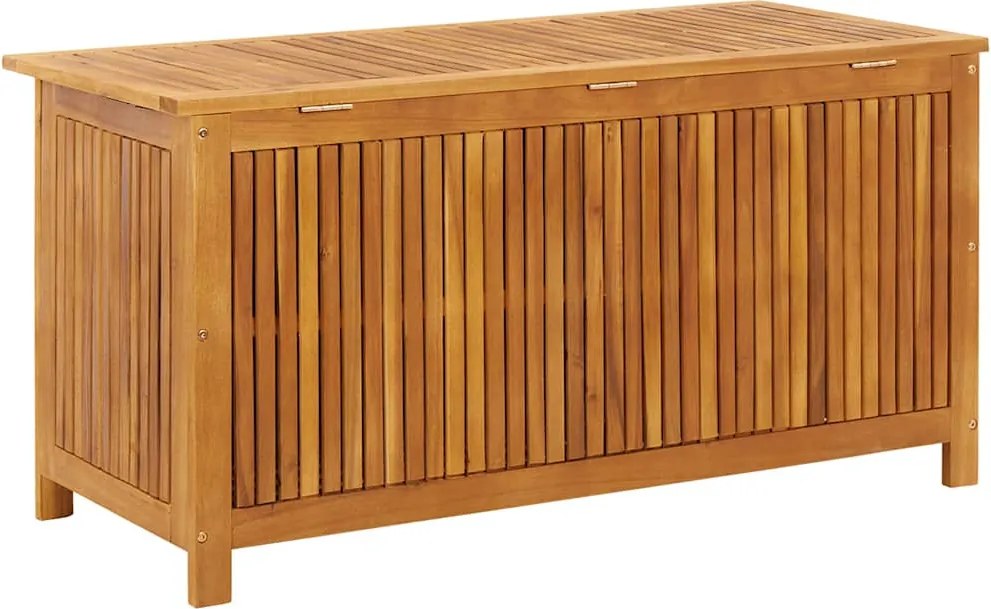 Tömör Akácfa Kerti Tárolóláda 113 X 50 X 58 Cm