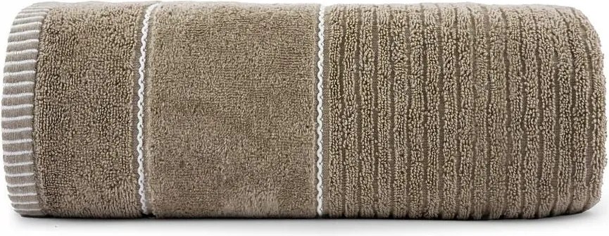 Teo törölköző 50x90 taupe 470g/m2 frottír