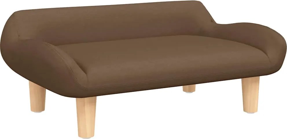 vidaXL barna szövet gyerekkanapé 70 x 40 x 24 cm