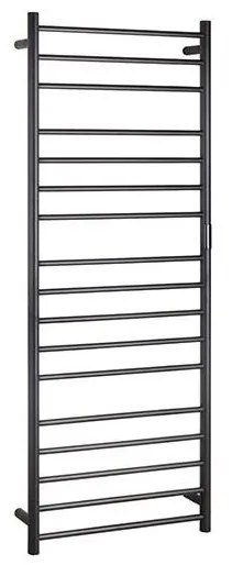 Törölközőszárító 60x168 cm rozsdamentes acél/fekete