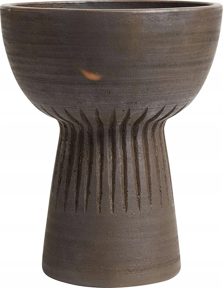 Muubs Fire Magas Terrakotta Dekorációs Tál 30 cm Barna