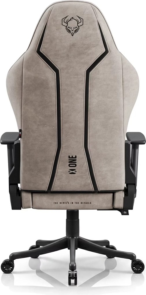 Szövet gamer szék fekete-bézs Diablo X-One 2.0 Camel Black Small