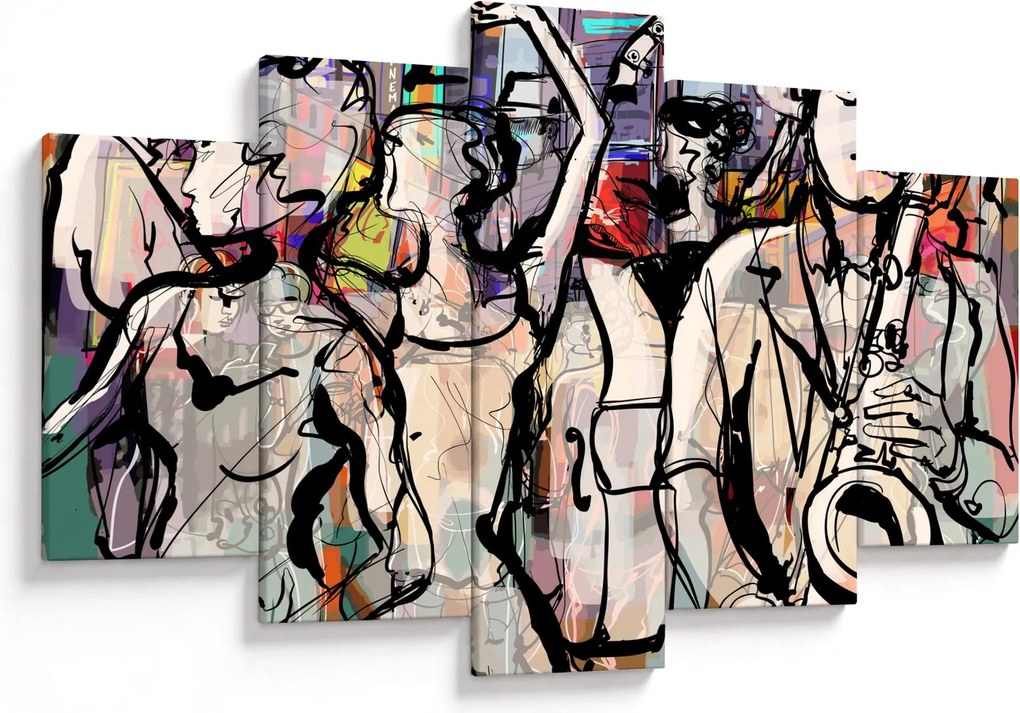 Kép - Jazz éjszaka (150x105 cm)
