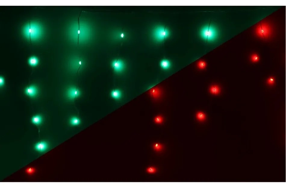 RGB karácsonyi LED-lánc távirányítóval jégcsapok 85 LED, 300 cm