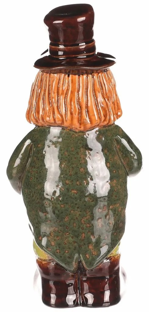 Kerti dekoráció Álló vízilovacska, kerámia, 9 x 9x 24 cm, 24 cm