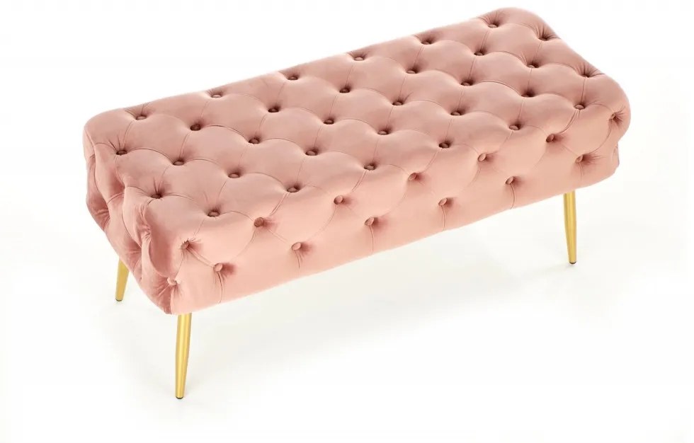 Athena pad rózsaszín bársony