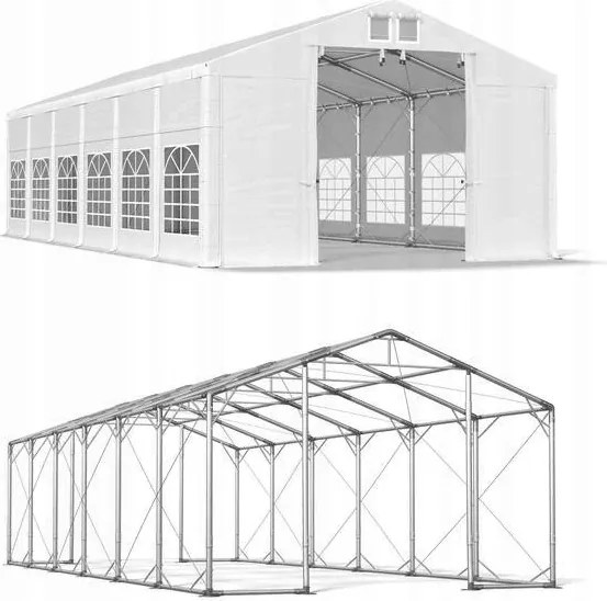 Garázs sátor 5x12m [2,5m] Kerti Das 580 P
