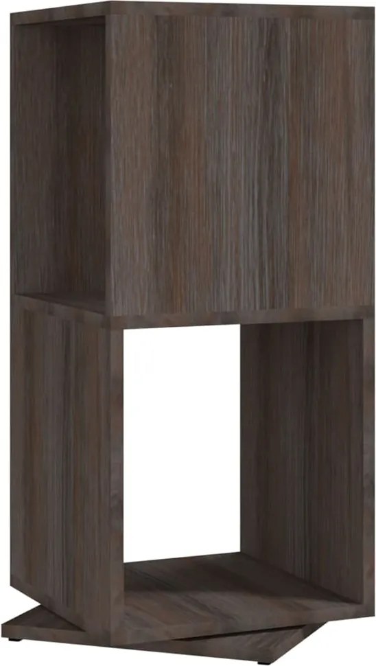 vidaXL szürke-sonoma színű forgószekrény 34,5x34,5x75,5 cm