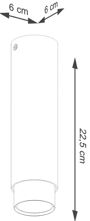 Fekete-aranyszínű mennyezeti lámpa Crown – Sollux
