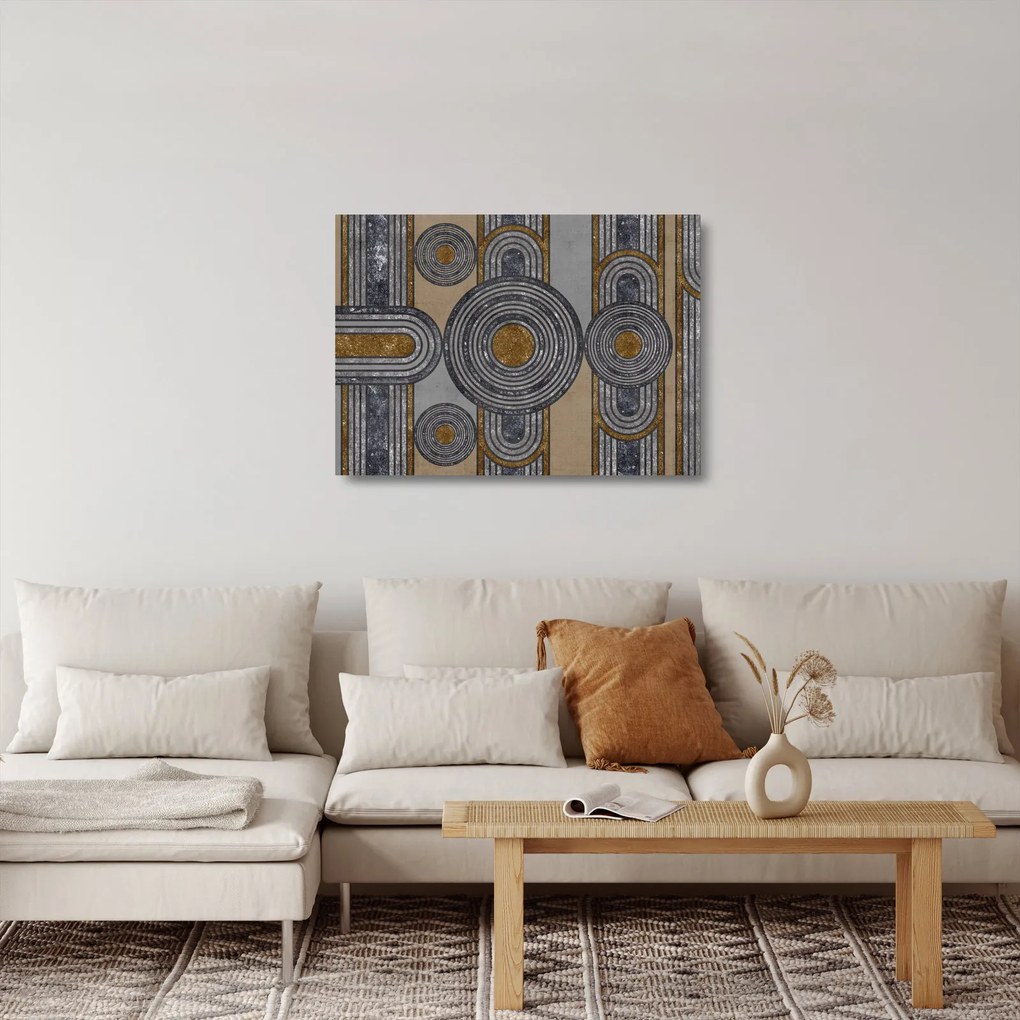 Üveg kép - Dekoratív minták (70x50 cm)