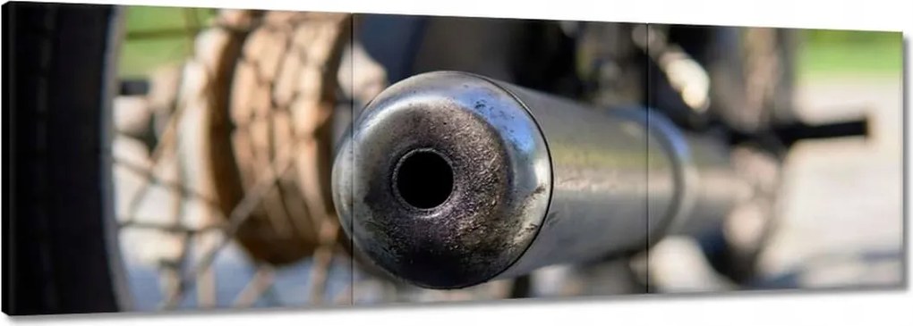 Vászonkép 90x30 Simson kipufogócső