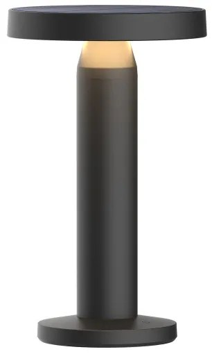 Zuma Line DT33611 - CARLI LED napelemes lámpa 2W, 2000 mAh, IP44 fekete