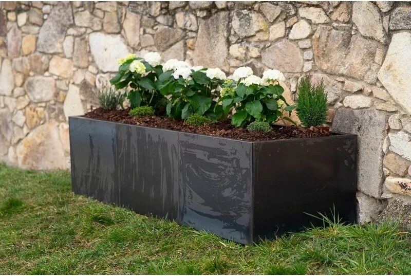 Alto Emelt virágágyás 69 x 204 x 52 cm, corten CORGARDEN 1011