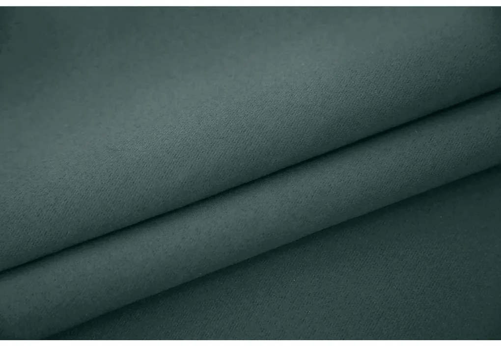 OXFORD türkiz függöny 140x250 cm Felfüggesztés: Hullámos sínszalag