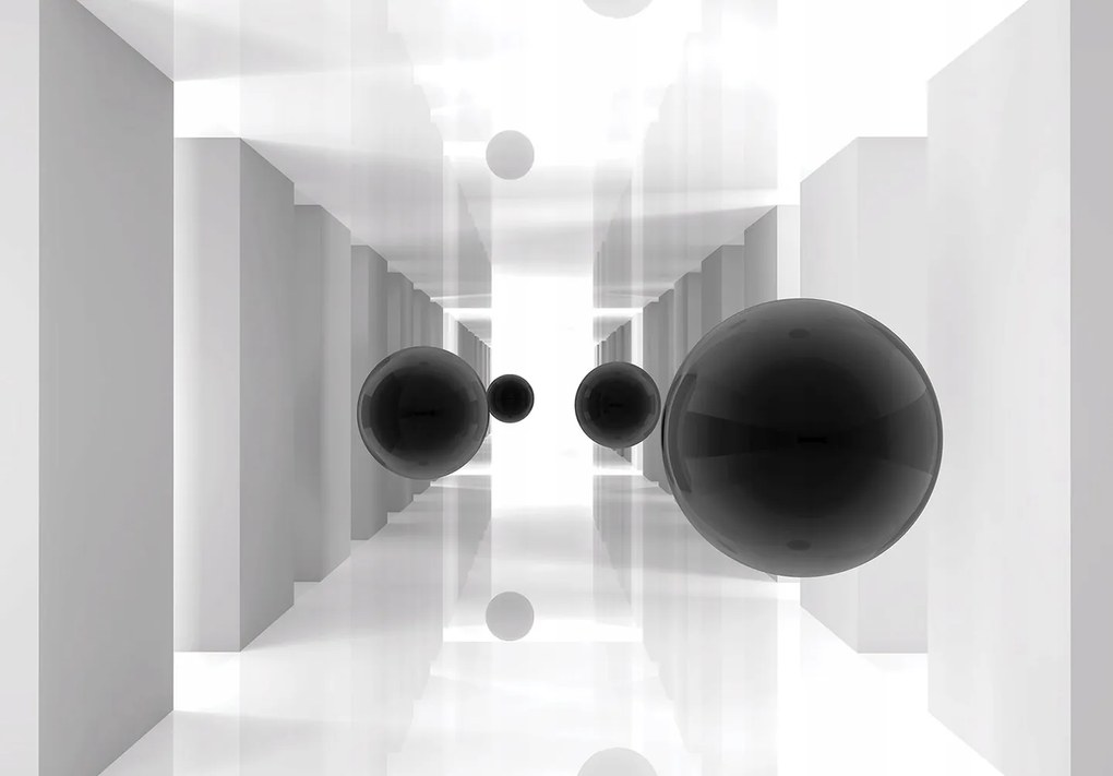 3D fotótapéta Optikai Alagút Gömbök Nappali 312x219