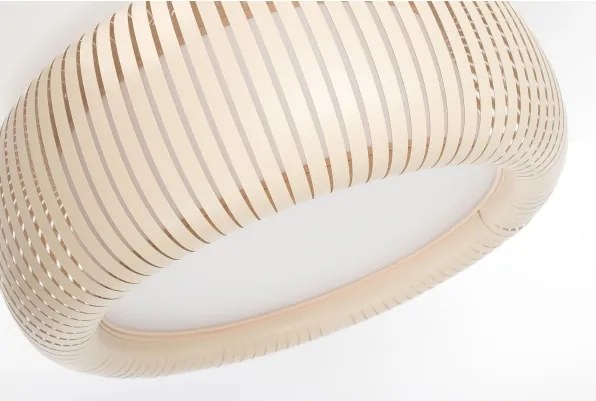 Mennyezeti lámpa STRIPES 2xE27/40W/230V átm. 55 cm krémszínű/fehér