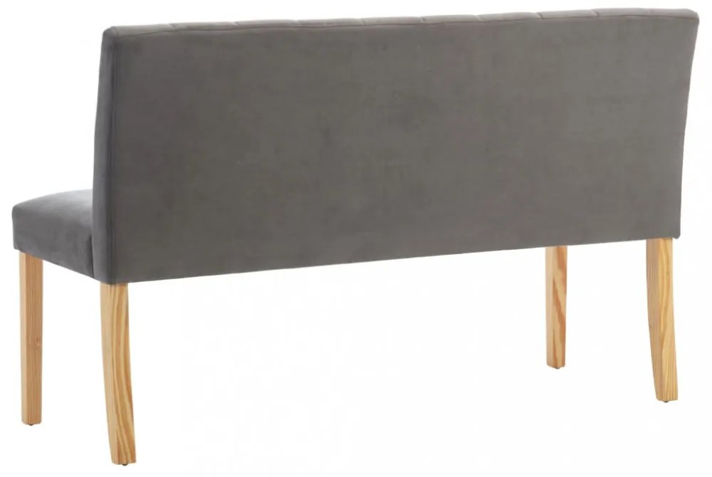 szürke bársony pad 140 cm